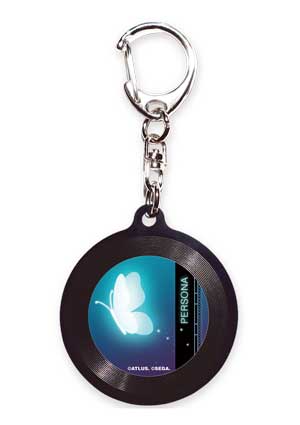 ノベルティ:レコード型キーホルダー