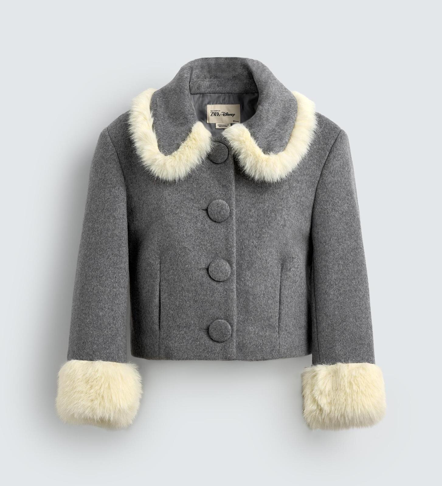 ZARA×ディズニー“ミッキー＆フレンズ”着想ウェア、ミニーのリボンカーディガンやファーコート｜写真7