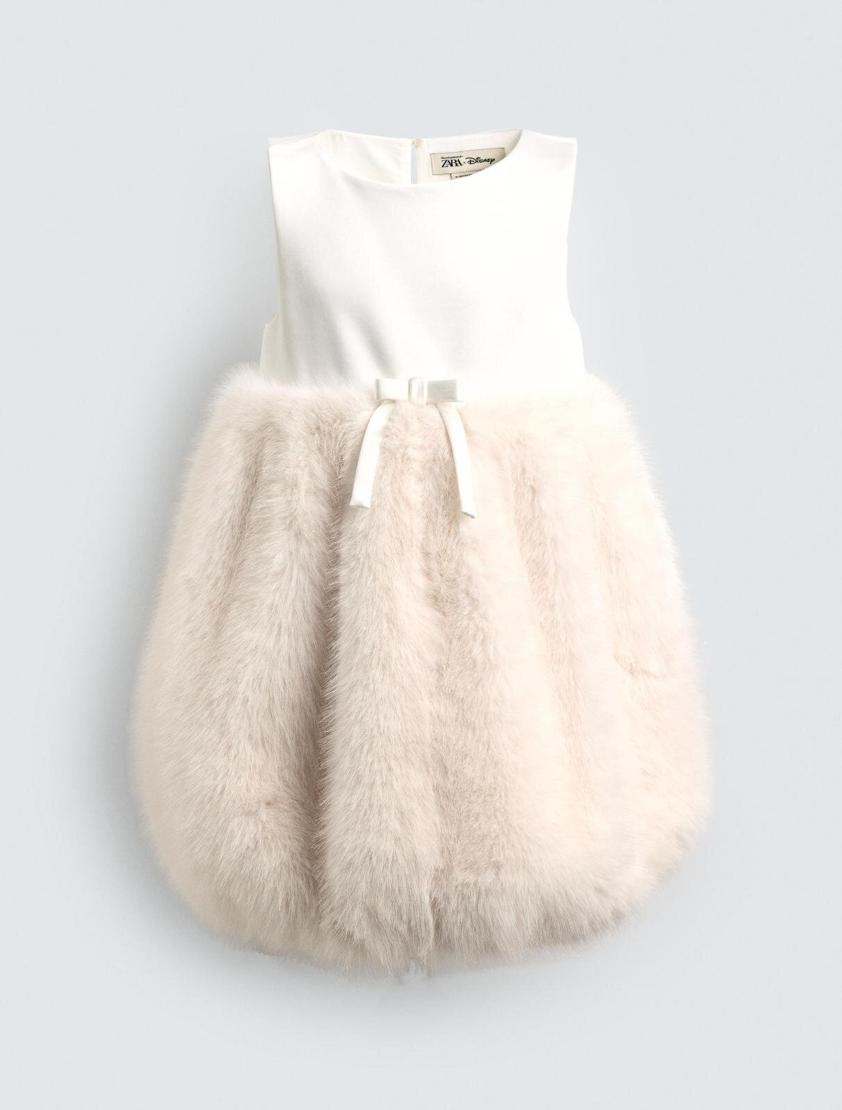 ZARA×ディズニー“ミッキー＆フレンズ”着想ウェア、ミニーのリボンカーディガンやファーコート｜写真10