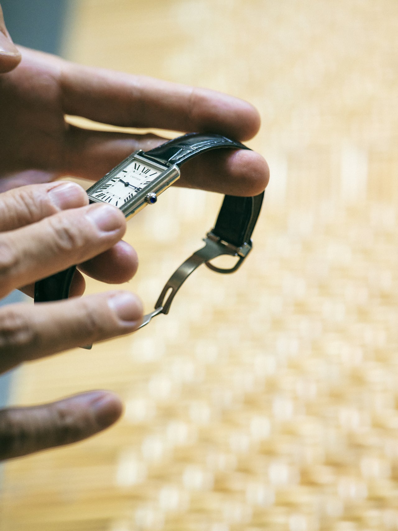 オシャレな人が買ってよかった〈Cartier〉の腕時計のフェイス