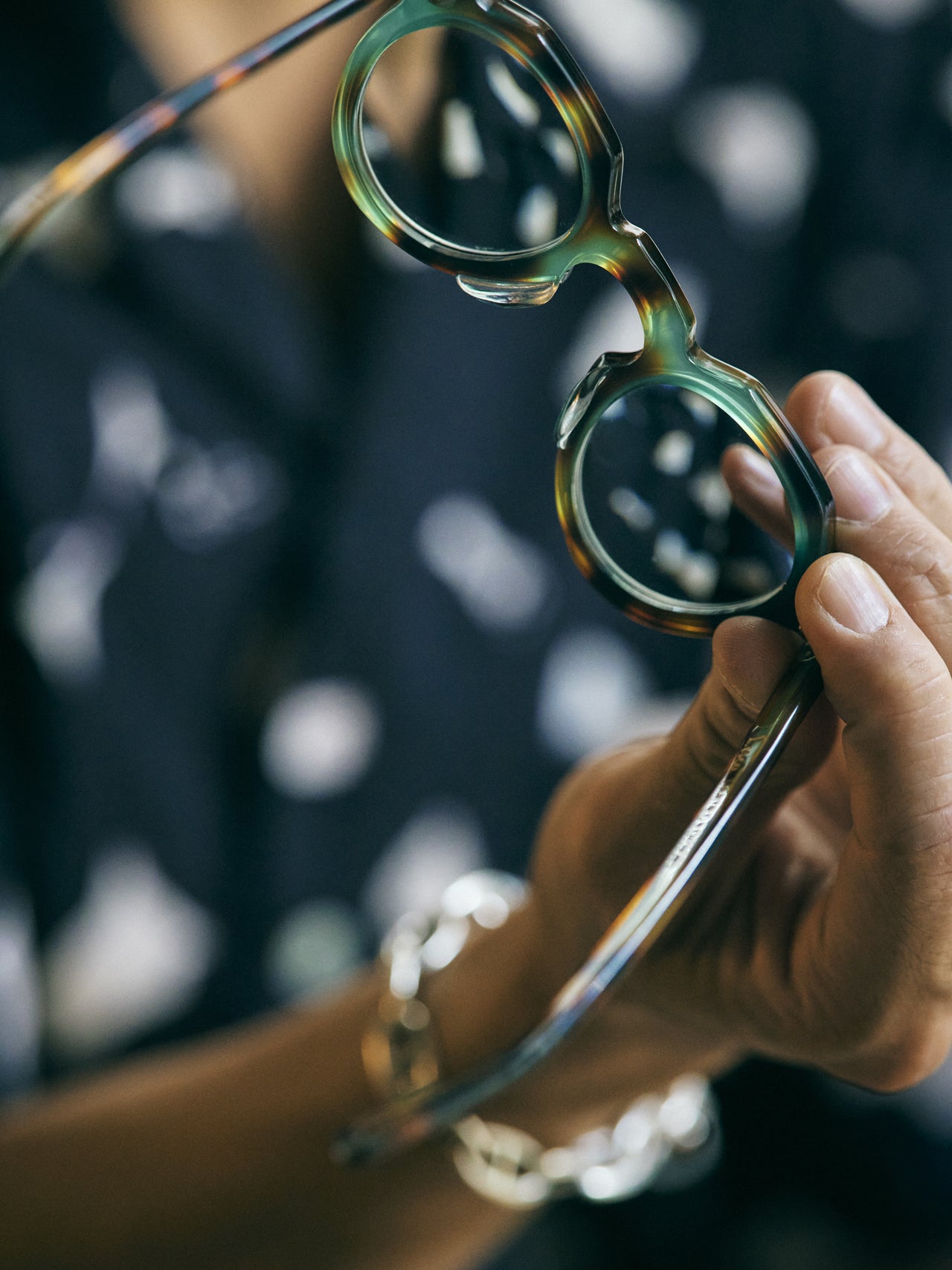 オシャレな人が買ってよかった〈Lesca〉のサングラスのディテール