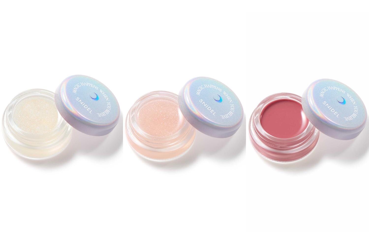 (左から)スナイデル コズミック グロウ グロス EX02,EX03,EX04 各2,970円＜限定品＞ 