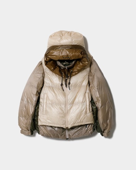 ビューティフルピープルとナンガのダウンブルゾン