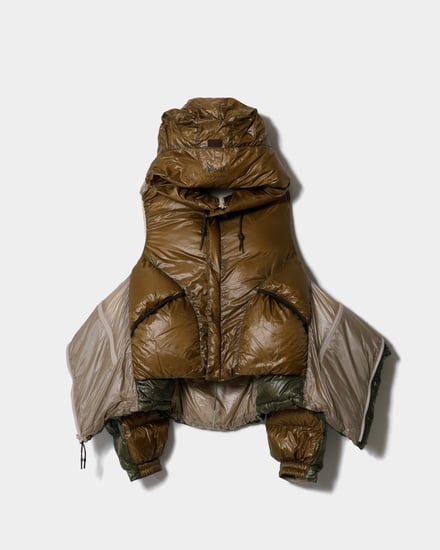 ビューティフルピープルとナンガのダウンブルゾン