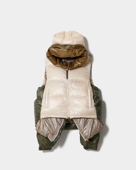 ビューティフルピープルとナンガのダウンブルゾン