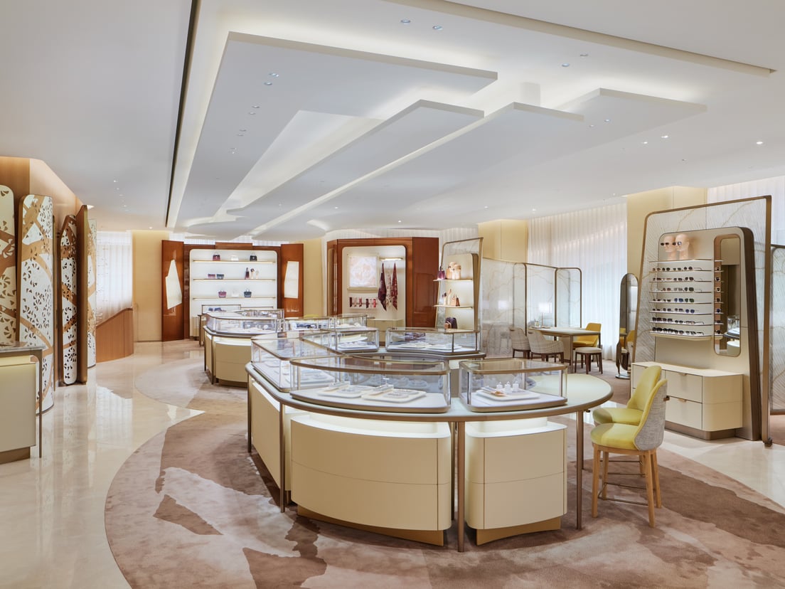 「カルティエ 銀座4丁目ブティック」の2階の内観画像