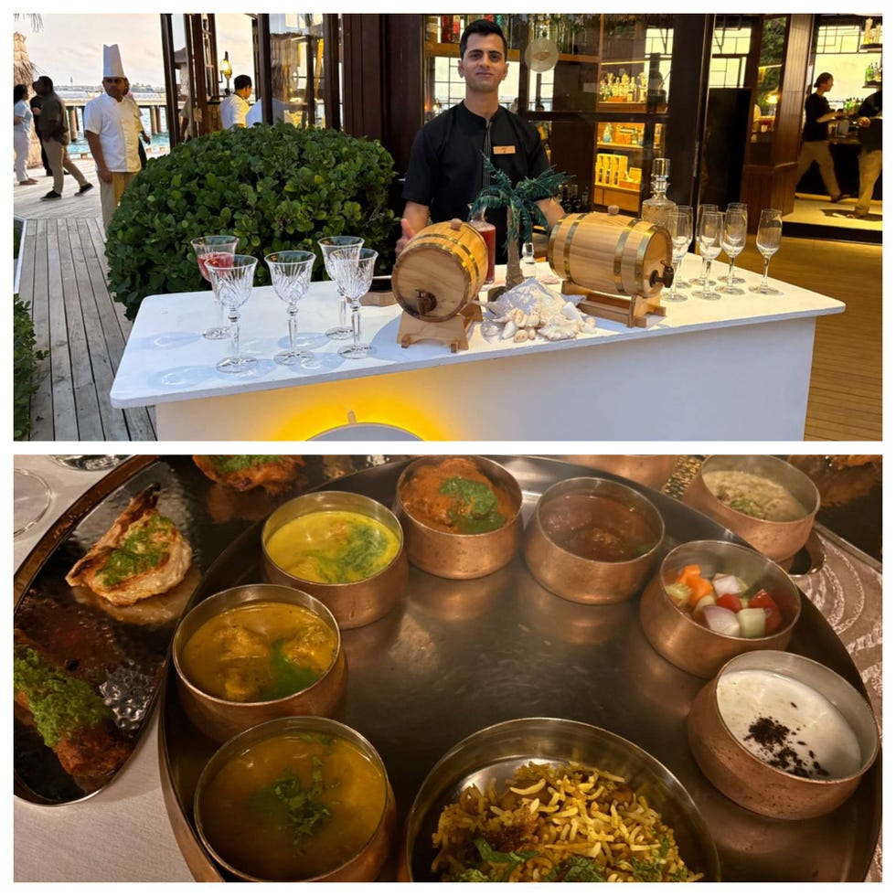 オゼン・リザーブ・ボリフシのカクテルパーティとインド料理レストラン