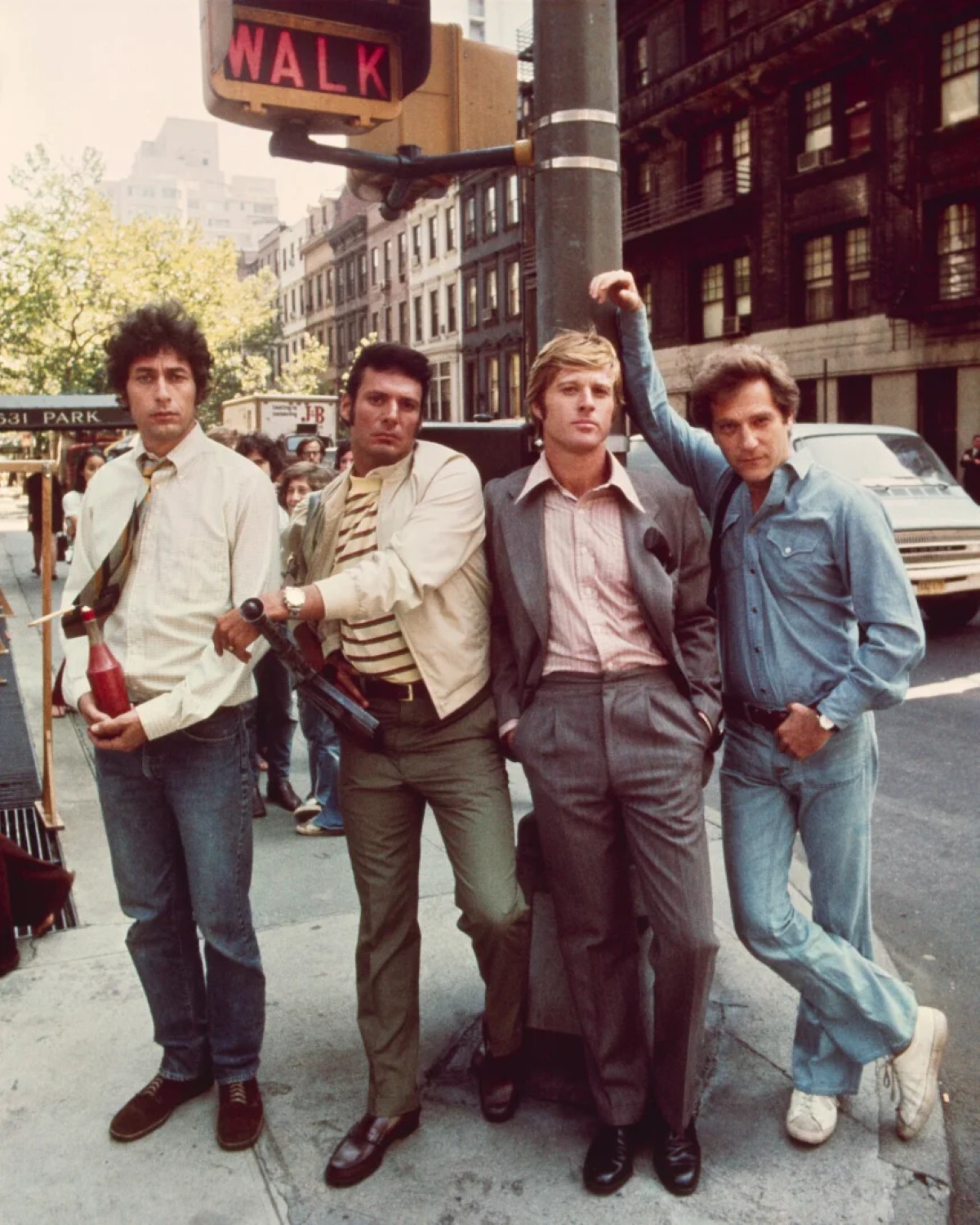 レッドフォードさんは仕立ての良いスーツとも無縁ではなかった。最高の装いの一つに挙げられるのが、クラシックで体にフィットするスラックスとスポーツジャケットの組み合わせだ/Silver Screen Collection/Getty Images