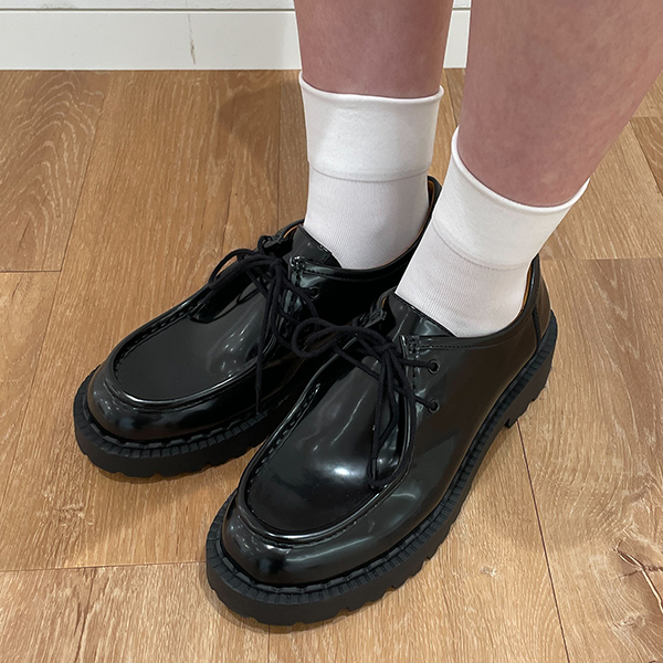  UNIQLO : C「レースアップシューズ」着用画像