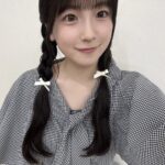 おさげに挑戦！ 鈴木佑捺