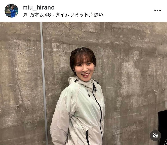 平野美宇選手のインスタグラム（＠miu_hirano）より