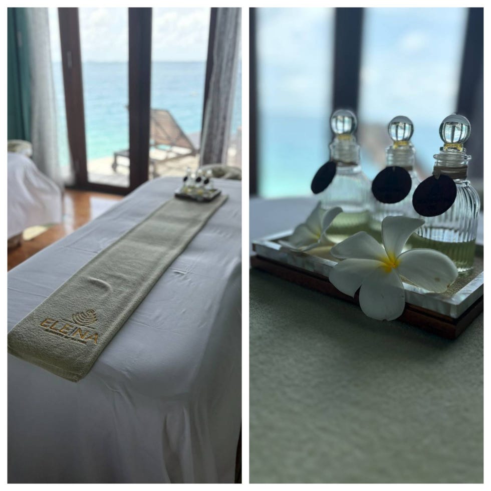 オゼン・リザーブ・ボリフシのスパの内観と使用オイル