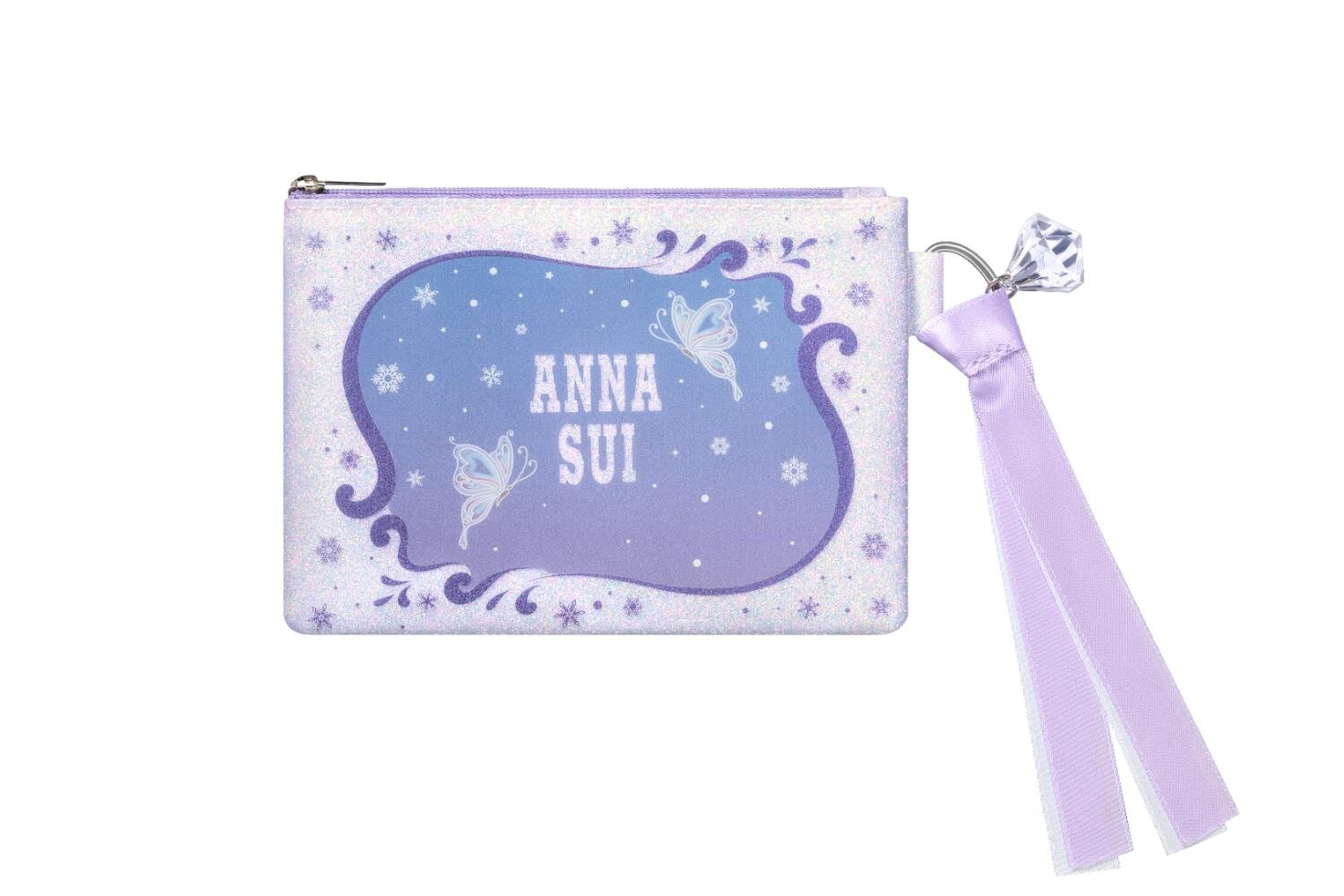 アナ スイ25年クリスマスコフレ”粉雪パールをこすると色変化！？”雪降り積もるアイパレ＆リップ｜写真13