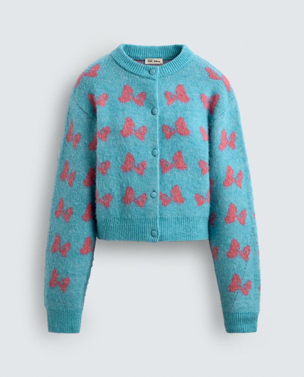 ZARA×ディズニー“ミッキー＆フレンズ”着想ウェア、ミニーのリボンカーディガンやファーコート｜写真4