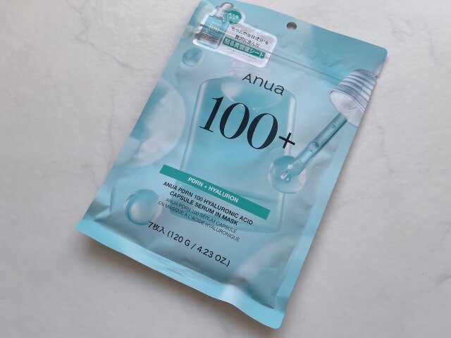 アヌア PDRN100ヒアルロン酸セラムマスク 7枚入り