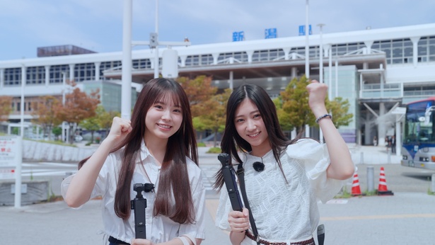 「乃木坂46 6期生稼働中」第3回に登場した川端晃菜、森平麗心(写真右から)