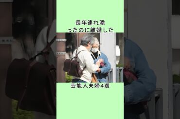 長年連れ添ったのに離婚した芸能人夫婦4選  #shorts