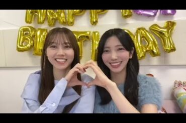 小西夏菜実 ・ 平岡海月（日向坂46） 2025年10月03日 お誕生日配信 SHOWROOM