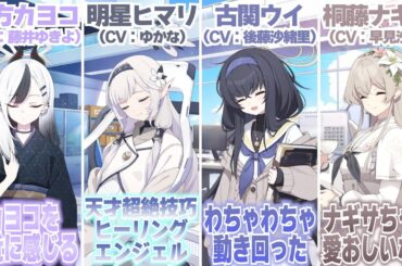 【ブルアカ】お声がASMRの声優と担当している生徒の比較