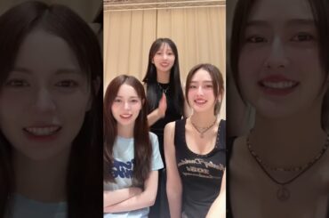 ［Girls²］Instagram Live見てくださったみなさんありがとうございました💖『♡桃色片想い♡ feat. Gorie』みなさんで盛り上げていきましょう🍑✨