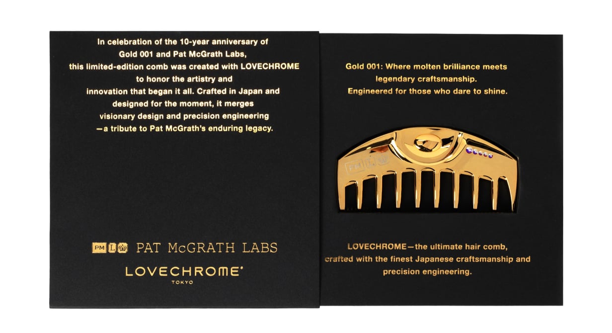 「パット マクグラス ラボ」が「ラブクロム」とコラボ 限定コームを米国で発売 「パット マクグラス ラボ」が「ラブクロム」とコラボ 限定コームを米国で発売