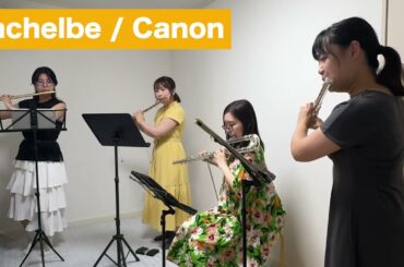 【Flute quartetto】Pachelbe / Canon〜パッヘルベル / カノン