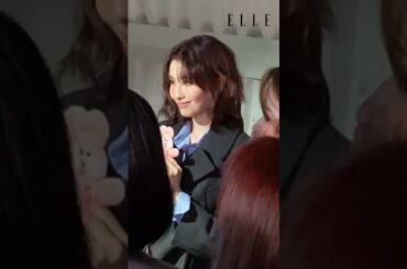 TWICE MOMOさんが「オニツカタイガー」2026春夏コレクションのショー会場に降臨😍🩶 #MOMO #모모 #モモ #TWICE #트와이스 #MISAMO #미사모