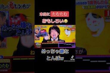 めっちゃ嫌なとんぼw #たむたむ #鬼レンチャン