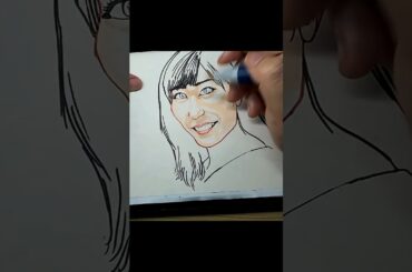 🌸 PasuPare Seiyuu Week begins! Sketching Maeshima Ami, voice of Aya Maruyama 💕✨