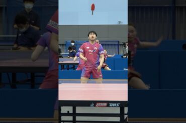 世界卓球に向け気合い十分の #松島輝空 そしてぐるぐる🌀🏓 #shorts