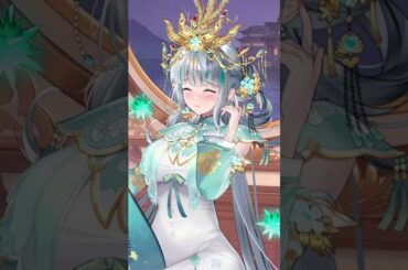 【放置少女】「あなたに揺さぶられるあたしの心、その琴線から流れる幸せのメロディーを、ちゃんと聞いてくださいね」『玉華霓裳』王貴人 #伊瀬茉莉也 #放置少女 #shorts