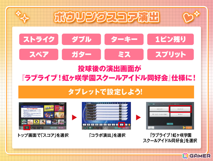 「ラブライブ！虹ヶ咲学園スクールアイドル同好会」とラウンドワンのコラボキャンペーンが開催！ゲーミングアイドルをイメージした描き下ろしイラストが登場の画像