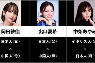 【2025年】意外と知らないハーフだった芸能人まとめ