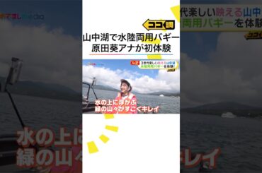 「最高にチル」富士山を望むサウナなどで人気上昇中の #山中湖 最新スポットを #原田葵 アナが体験リポート #めざましテレビ #shorts