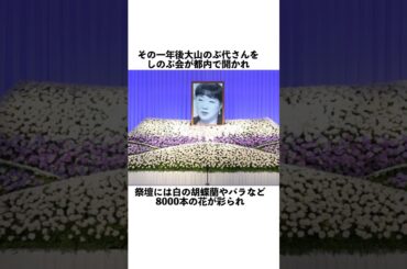 大山のぶ代さんが最後に残したメッセージ#ドラえもん#お別れ会#shortsfeed