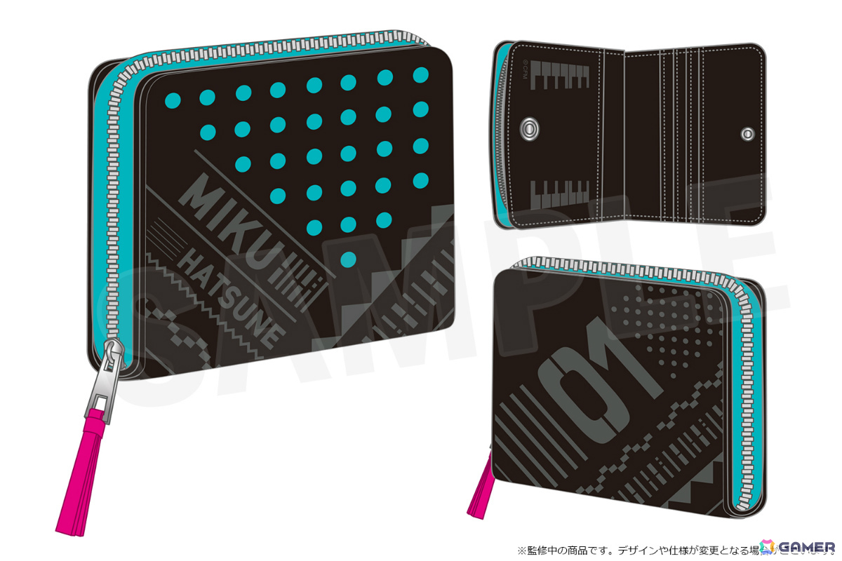 初音ミク、KAITOとSuperGroupiesのコラボファッションアイテムが登場！ビビッドなブルーグリーンが目を引くアウターや衣装モチーフのショルダーバッグなど4種の画像