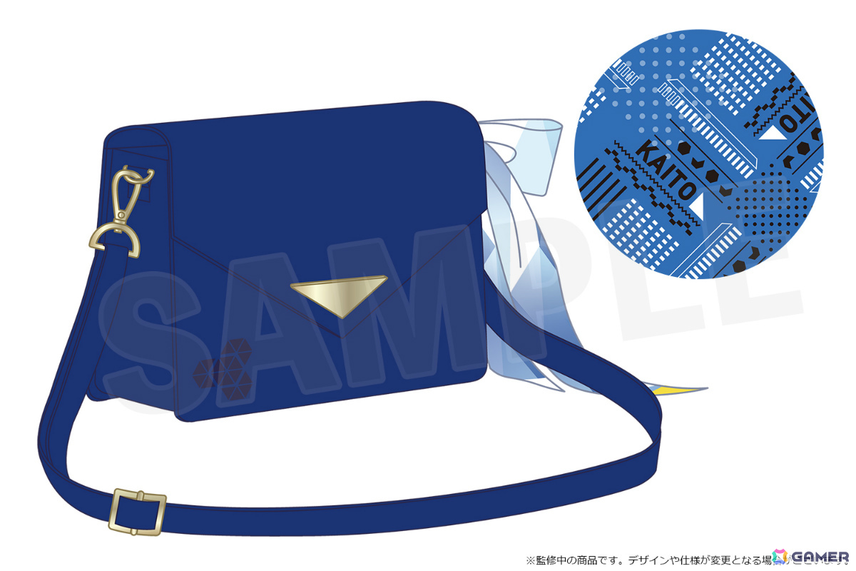 初音ミク、KAITOとSuperGroupiesのコラボファッションアイテムが登場！ビビッドなブルーグリーンが目を引くアウターや衣装モチーフのショルダーバッグなど4種の画像