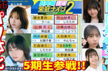 【栄冠ナイン2025】櫻坂46日向坂46甲子園2#66　5期生参戦！日向坂46のメンバーをパワ体化して紹介、兵庫編　8年目