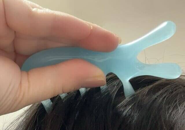 ダイソー マルチかっさ 使用例 頭