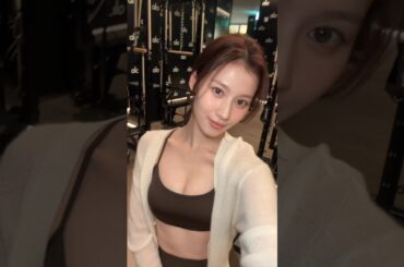 at the dosan alo wellness club with sana. 🐹 #사나 #サナ #SANA #TWICE #트와이스 #MISAMO #미사모