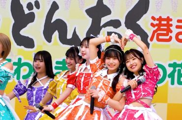 福岡ご当地アイドル LinQ (リンク) お祭り本舞台(福岡市役所ふれあい広場)［第64回博多どんたく港まつり1日目］
