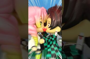 【Demon Slayer】炭治郎に無理やりキスされる甘露寺蜜璃⁉︎ #demonslayer #kimetsunoyaiba #鬼滅の刃 #mitsurikanroji #tanjiro