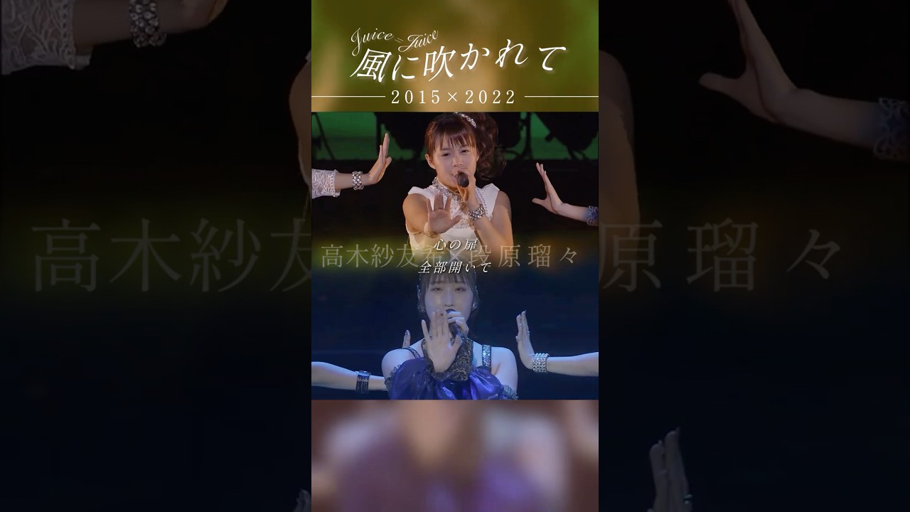 新旧『風に吹かれて』合わせたらパート割りエモすぎ🥹 #juicejuice #ハロプロ #ライブ #shorts 新旧『風に吹かれて』合わせたらパート割りエモすぎ🥹 #juicejuice #ハロプロ #ライブ #shorts