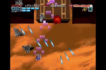 【PS】エアグレイヴ - ARCADEモード - NI-02A MITIA 1CC ALL 2273100点 (Airgrave)