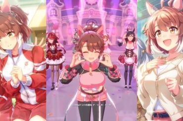 ウマ娘 めにしゅき♡ラッシュっしゅ！ ダンツフレーム 勝負服 ゲーム内ライブ 4k