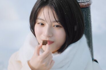 出口夏希、明治「メルティーキッス」新イメージキャラクターに！　新CM「冬の待ち合わせ」編＋メイキング・インタビュー映像