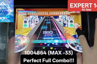 [D4DJ/グルミク]    ノクチルカ - [Expert 14+] 「手元動画/PFC」1004864 (MAX -33)