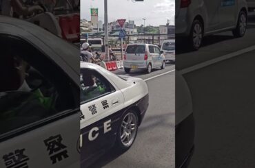 なかなか見ないGTR R33パトカー🚨、一日警察署長・阿部華也子さん、目覚まし土曜日キャスター✨️、交通安全パレード、神奈川県警察🚨