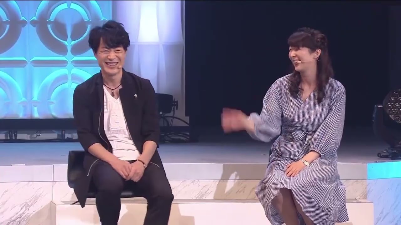 MC鳥海浩輔、上品な久川綾、ボケる竹本英史 MC鳥海浩輔、上品な久川綾、ボケる竹本英史