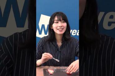 【檜山沙耶】ただいちごを食べてるだけの動画#shorts〈WeatherNewsLive〉2023.1.5sp